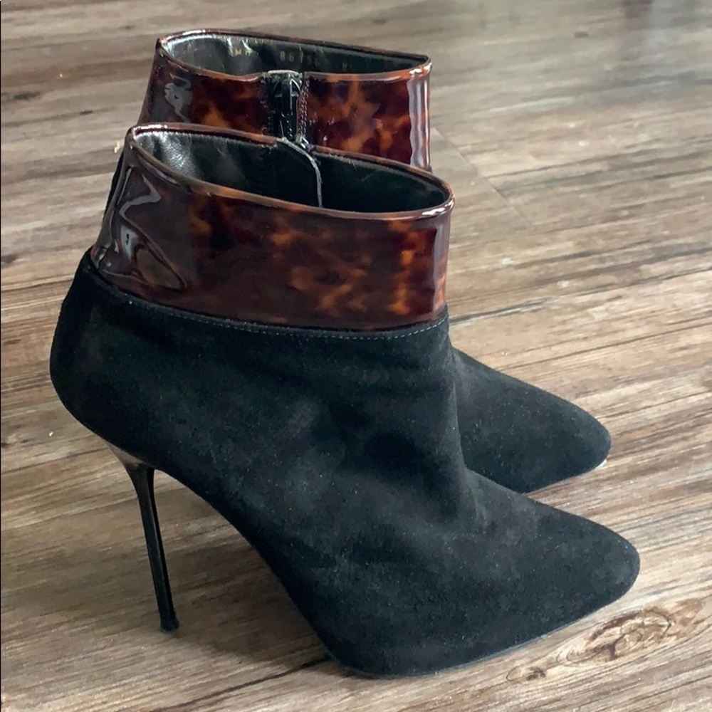 Stewart Weitzman suede booties
